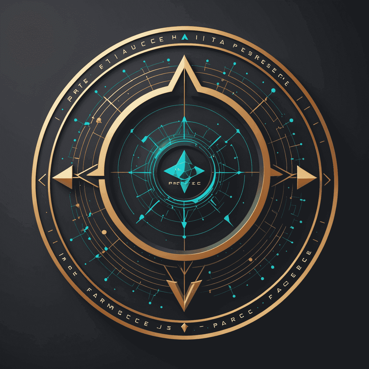 Parsec Lab logo featuring a stylized parsec symbol with performance graphs
